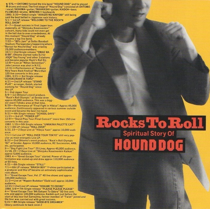 HOUND DOG ハウンド・ドッグ / ROCKS TO ROLL ロックス・トゥ・ロール / 1987.07.16 / ベストアルバム / 35DH-685拍卖