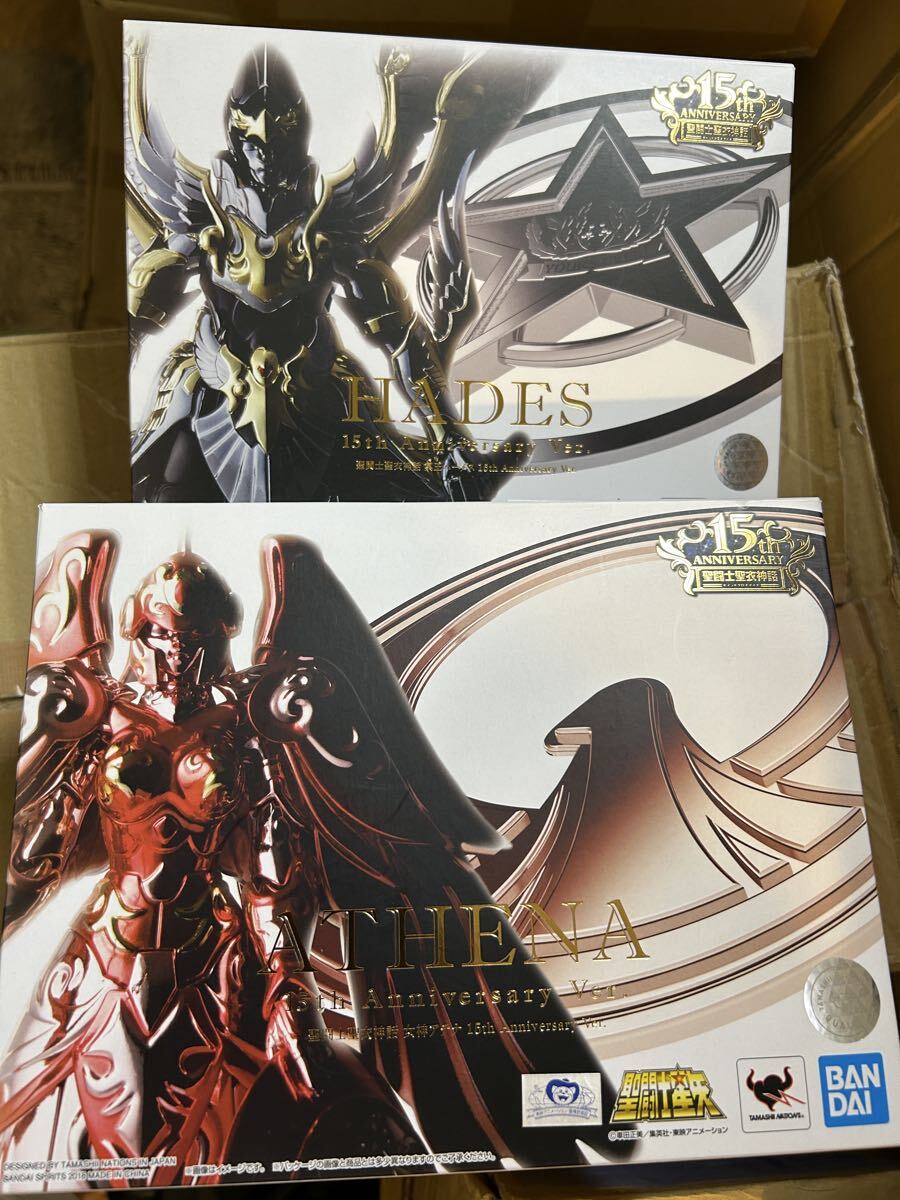 2体セット 聖闘士聖衣神話 冥王ハーデス 女神アテナ 15th Anniversary Ver.拍卖