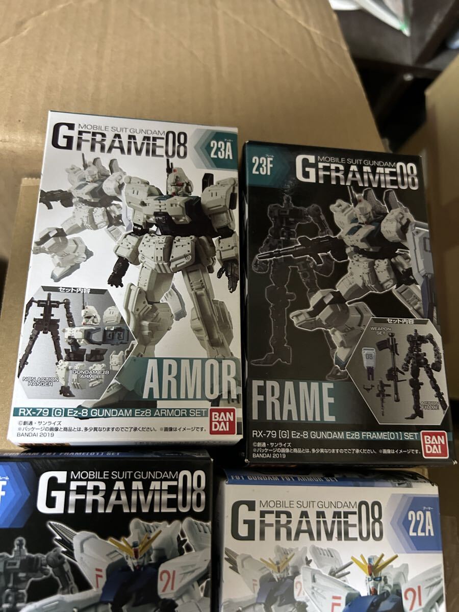新品 未開封 Gフレーム08 ガンダム Ez8 23A 23F アーマー ARMOR フレーム MOBILESUIT GUNDAM GFRAME フィギュア 機動戦士 ガンダム BANDAI拍卖