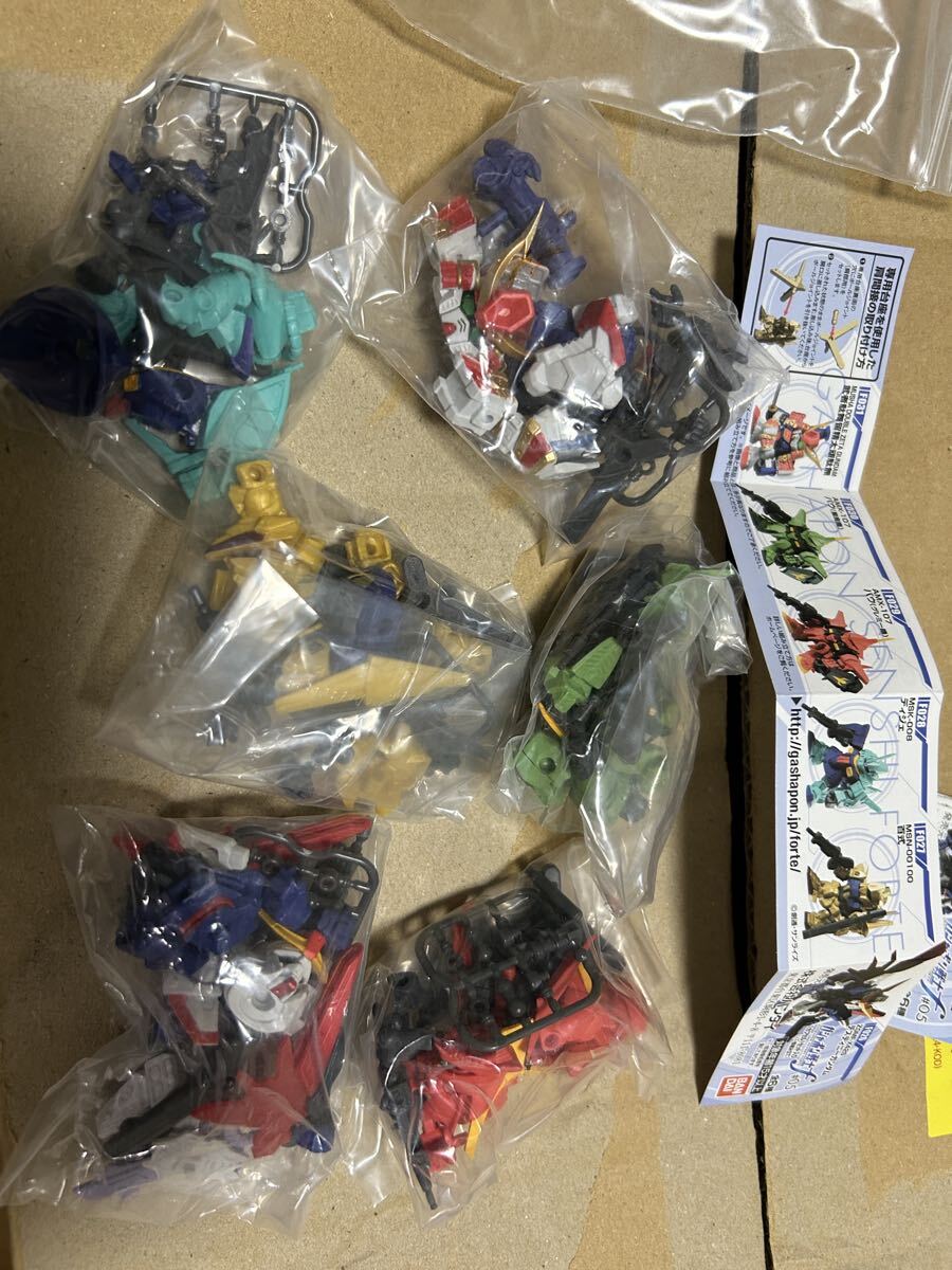 ガシャポン戦士f フォルテ #05 デスティニーガンダム百式ディジェバウ(グレミー機)バウ(量産機)武者駄舞留精太 コンプリート拍卖