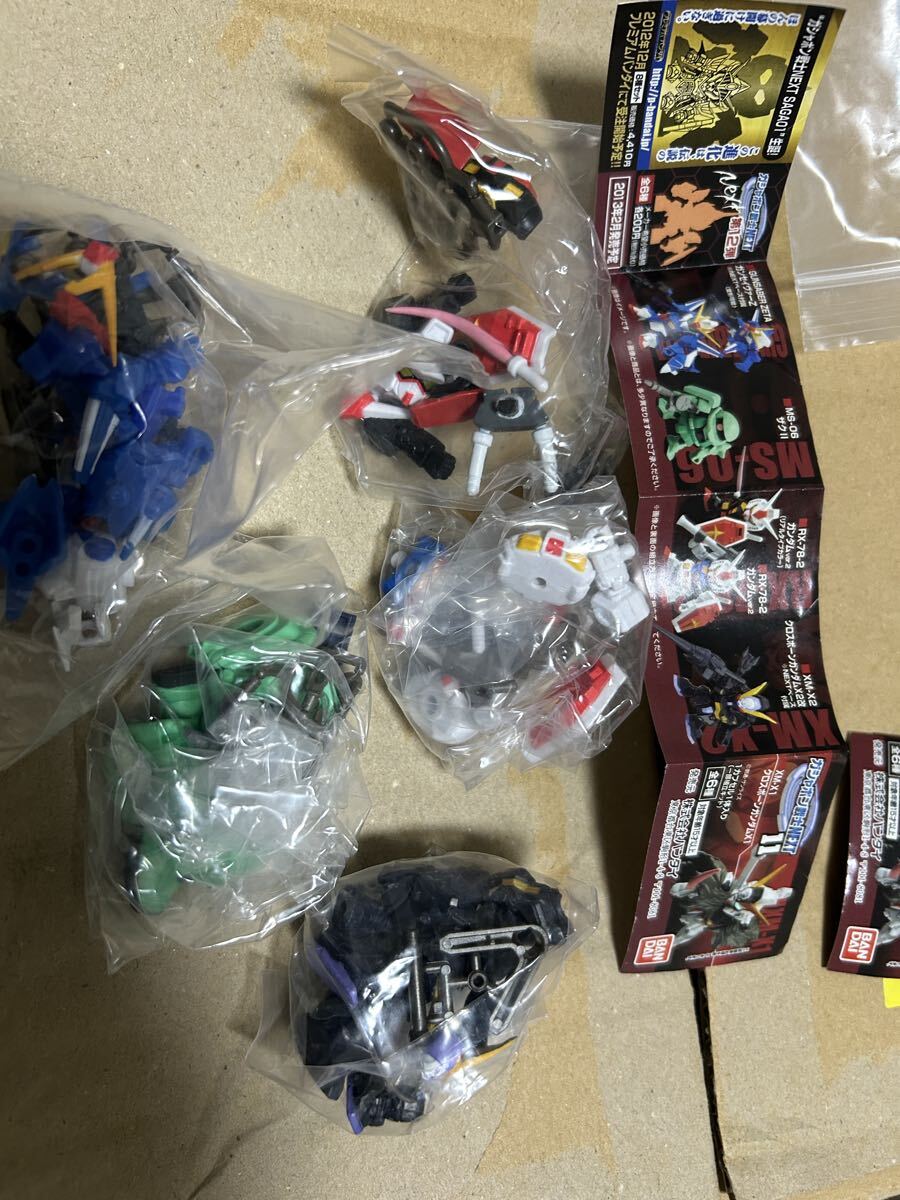 ガシャポン戦士NEXT11 5種 ガンダム 量産型ザクⅡ ガンセイヴァーZ クロスボーンガンダムx2改拍卖