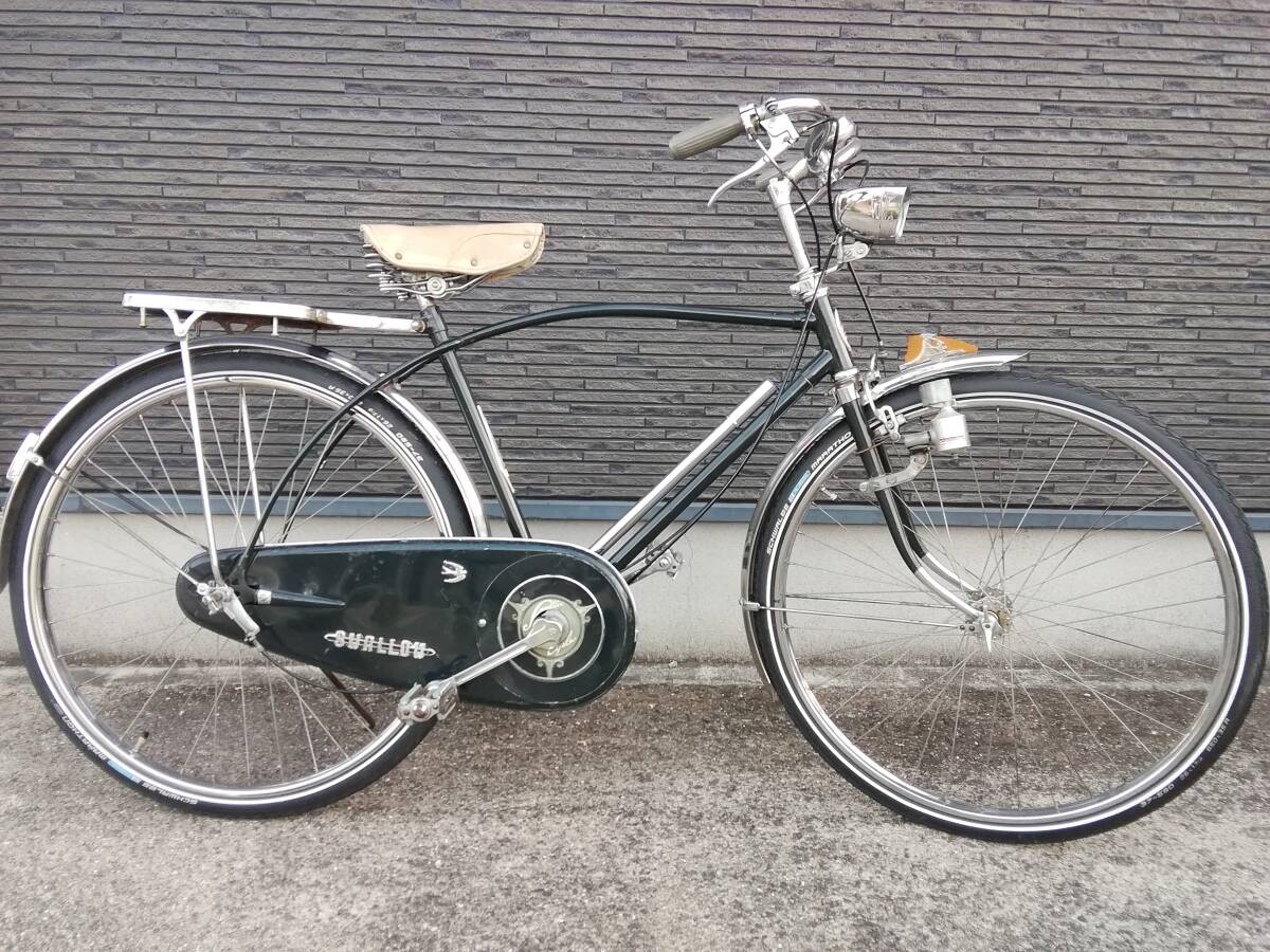最高級♪ 金ツバメ 1962 トップ ツアー 内装3段 軽快車 ランドナー ロード 昭和 レトロ 自転車 アラヤ 実用車 ビンテージ 美車拍卖