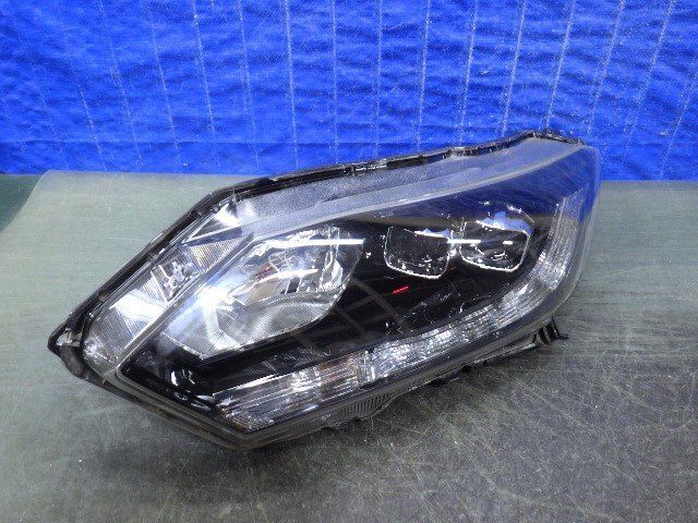 1079 ヴェゼル ハイブリッド RU3 RU4 前期 左ライト LED 100-62164 11 レンズ美品拍卖