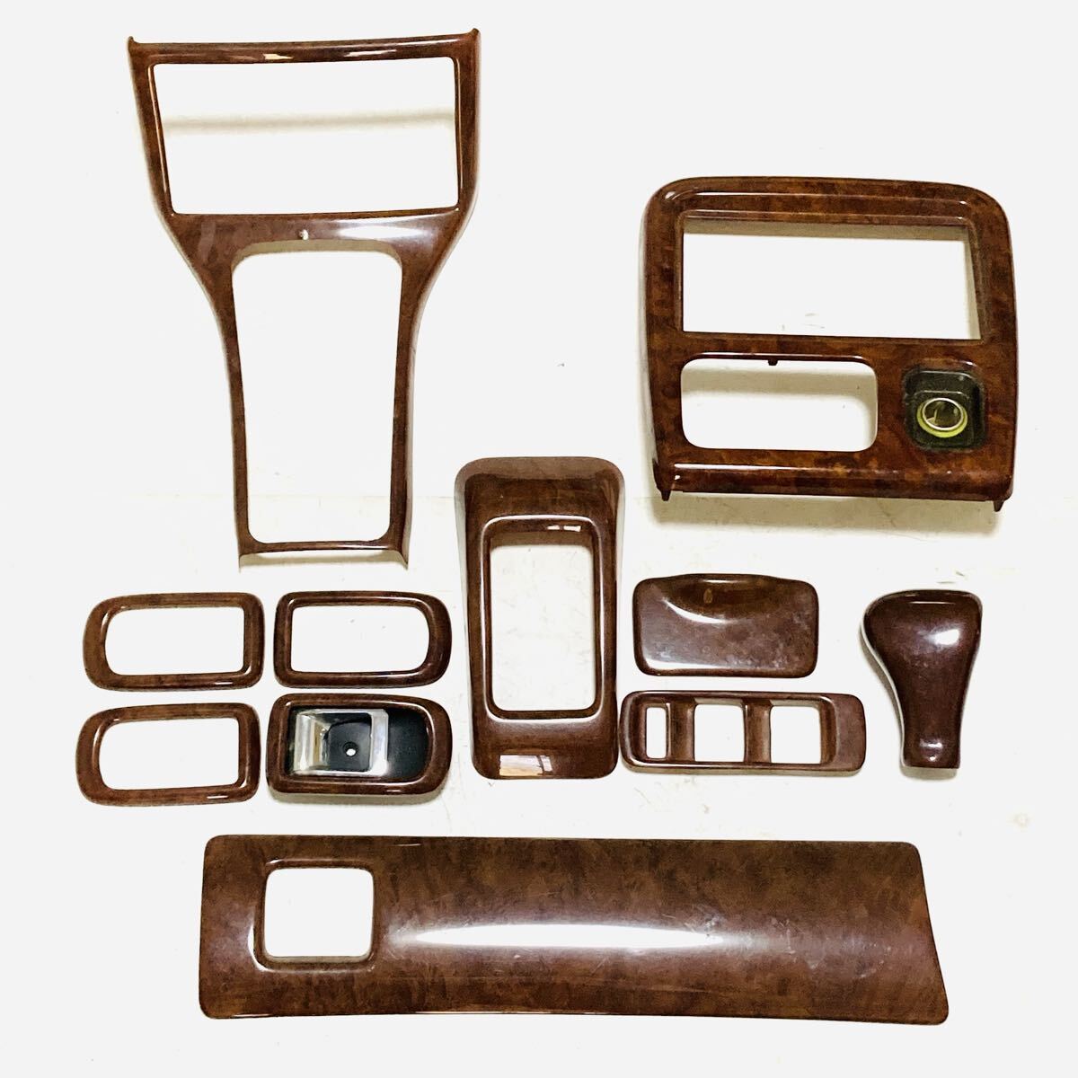 DAIHATSU ダイハツ純正OP L700S L710S ミラジーノ 木目調 内装パネル インテリアパネル 11点セット拍卖