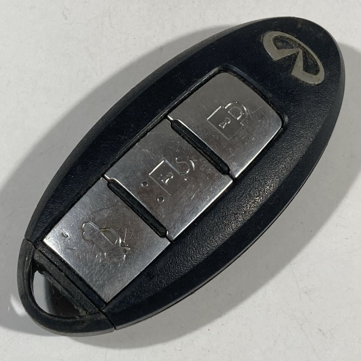 送料込 NISSAN 日産純正 フーガ スカイライン BPA2E-81 インフィニティ 3ボタン インテリジェントキー スマートキー キーレス MTI123J拍卖