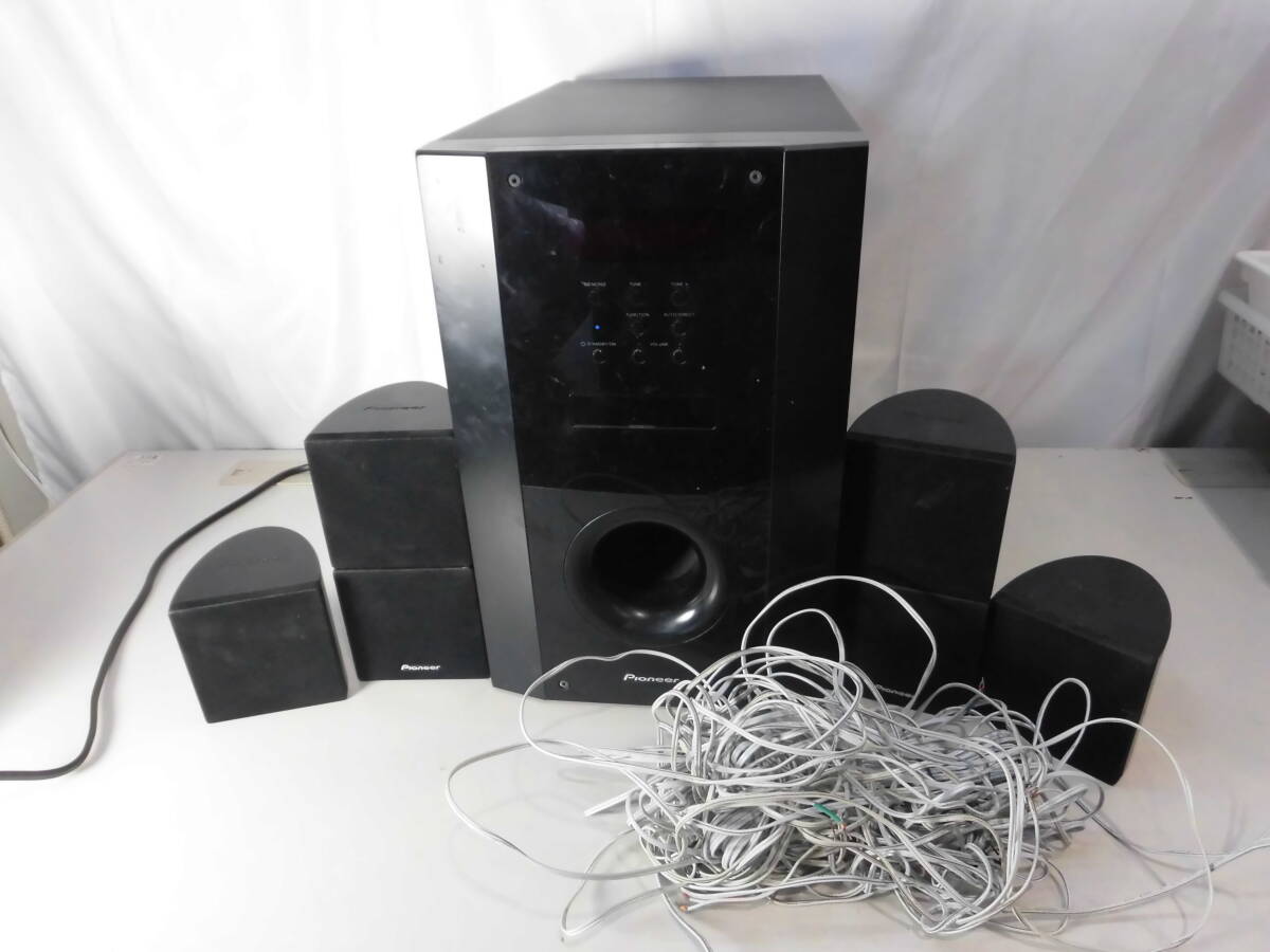 ◆◇2375 Pioneer パイオニア サラウンドシステム SX-SWR1 スピーカーセット 通電〇 ランプの点灯確認のみ◇◆拍卖