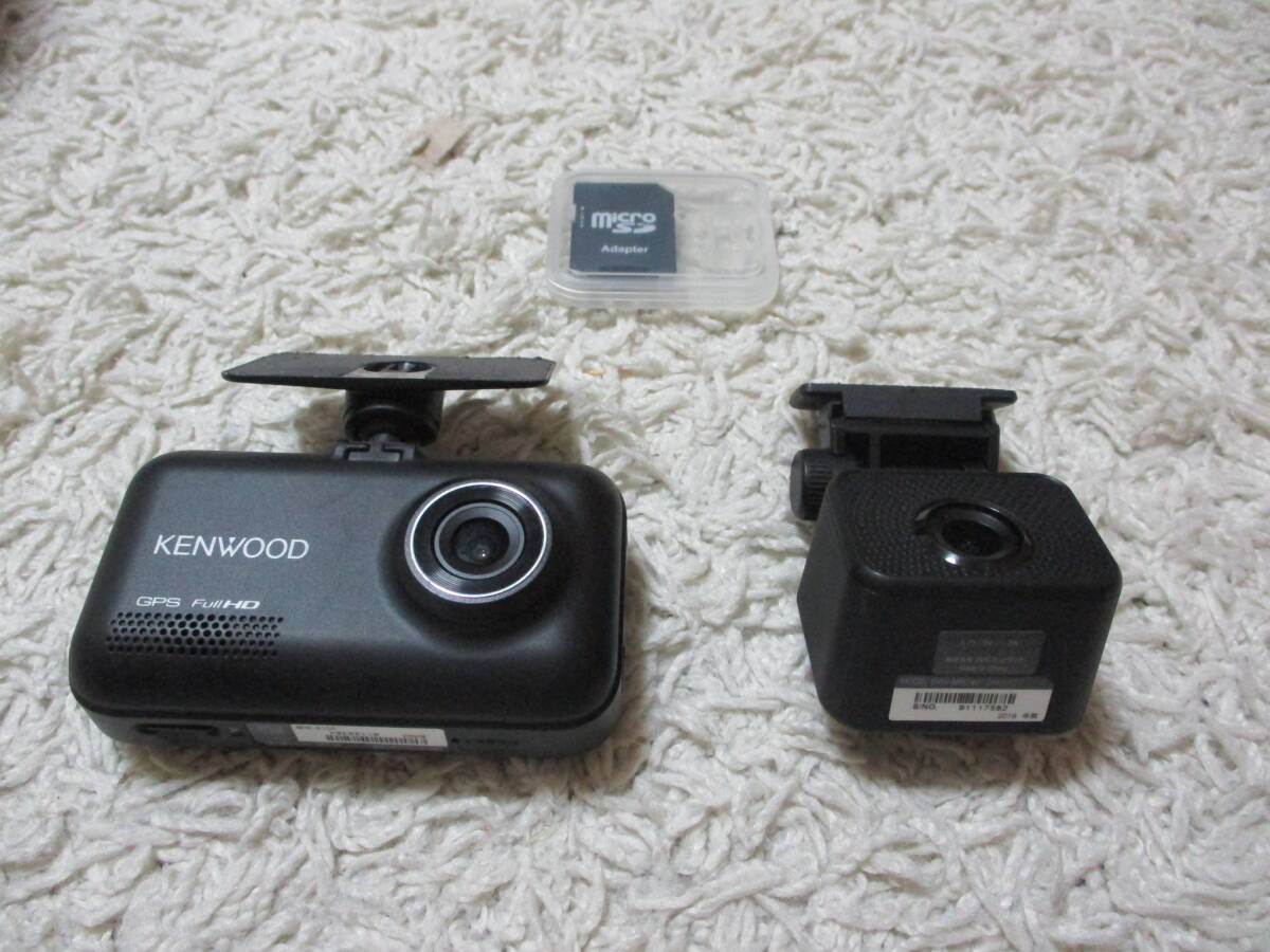 KENWOOD ケンウッド DRV-MR740 2ndカメラ付 ドライブレコーダー ドラレコ 2019年製 送料無料!拍卖