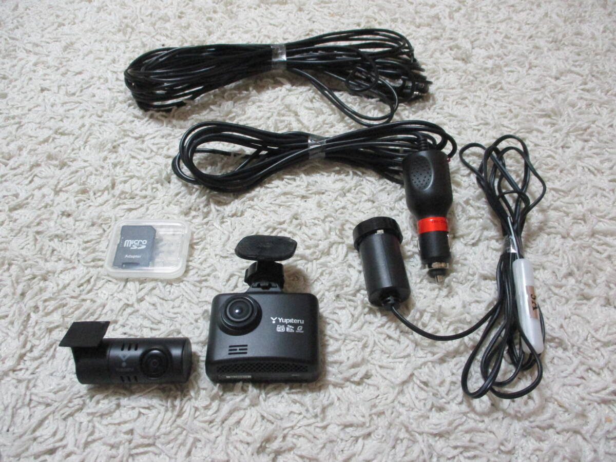 ユピテル Y-115 前後2カメラ ドライブレコーダー ドラレコ FullHD GPS SD付 YUPITERU 中古品即決 送料無料!拍卖
