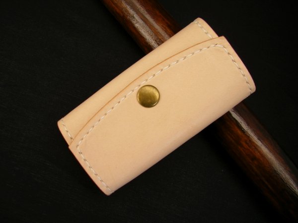 レザーキーケース◆姫路レザーヌメ革◆ハンドメイド 総手縫い 本革 牛革拍卖