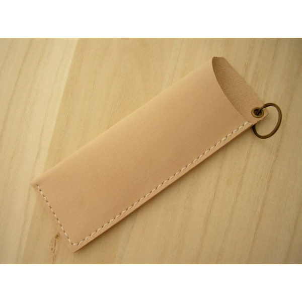 レザーペンケース◆姫路レザーヌメ革◆総手縫い 牛革 本革 ハンドメイド拍卖