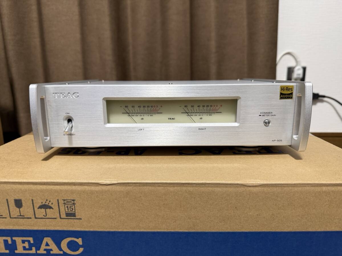 TEAC AP-505-S シルバー ティアック パワーアンプ拍卖