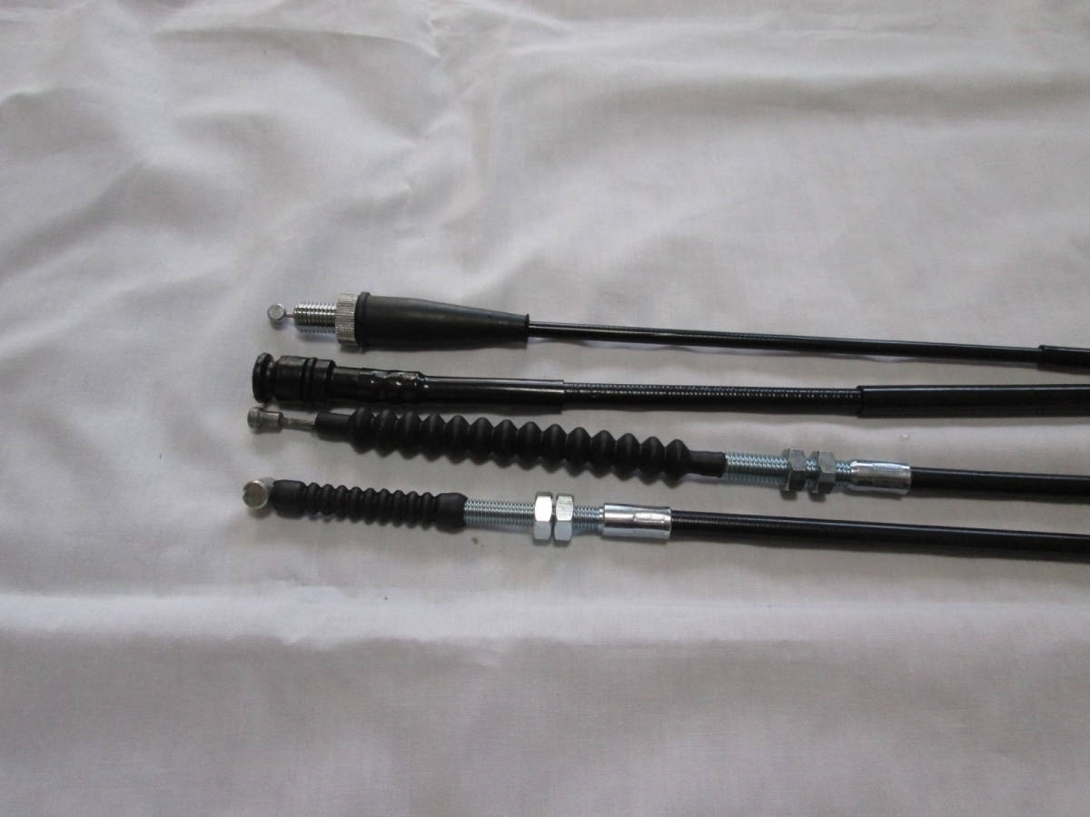 日本製TL125・イーハトーブワイヤー4点セット(フロント・アクセル・クラッチ・メーター)拍卖