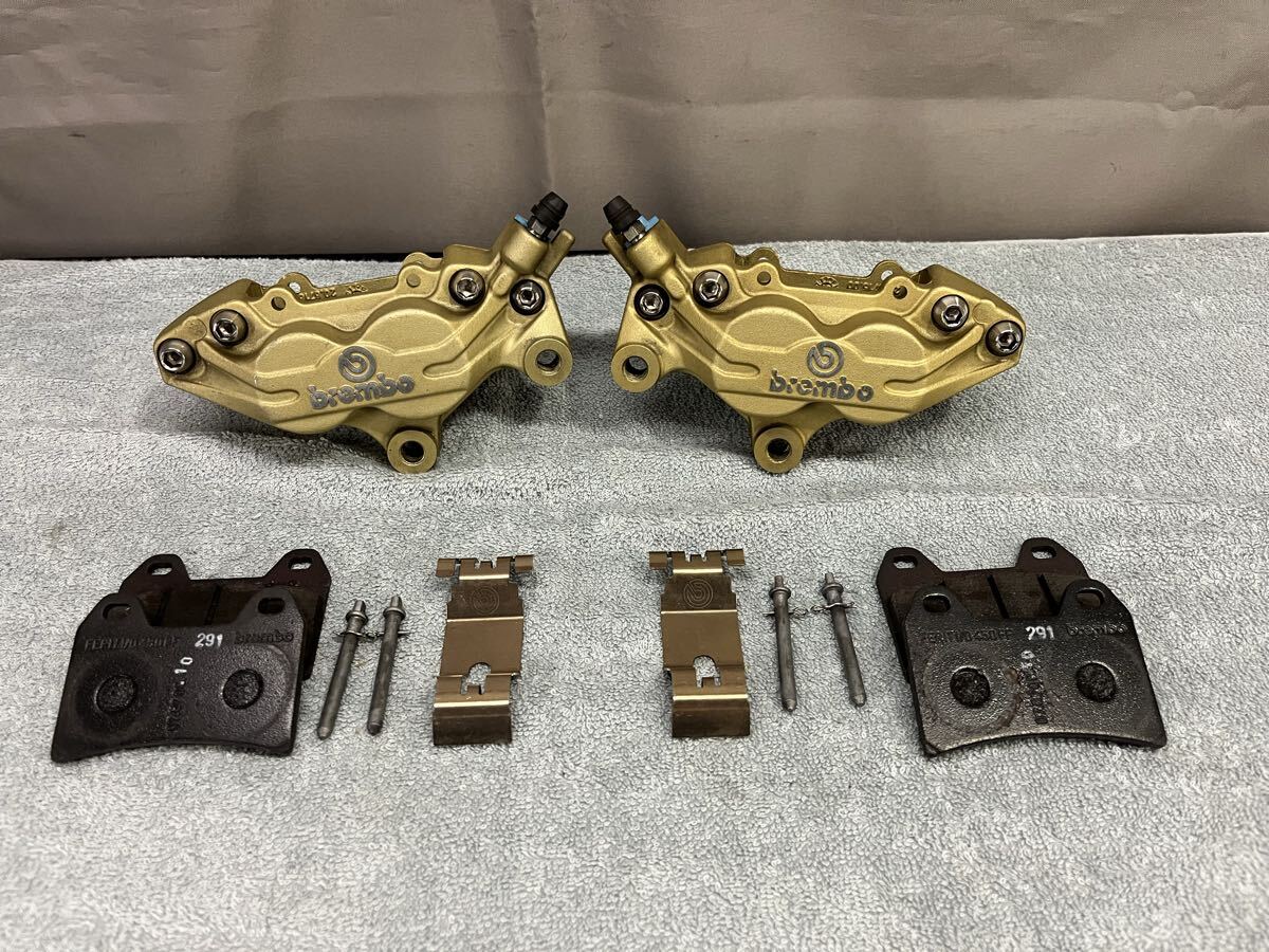 DUCATI モンスター系 純正ブレンボ フロントキャリパーセット 65mmピッチ チタンキャップボルト M400/M900/M1000/スーパーバイク等拍卖