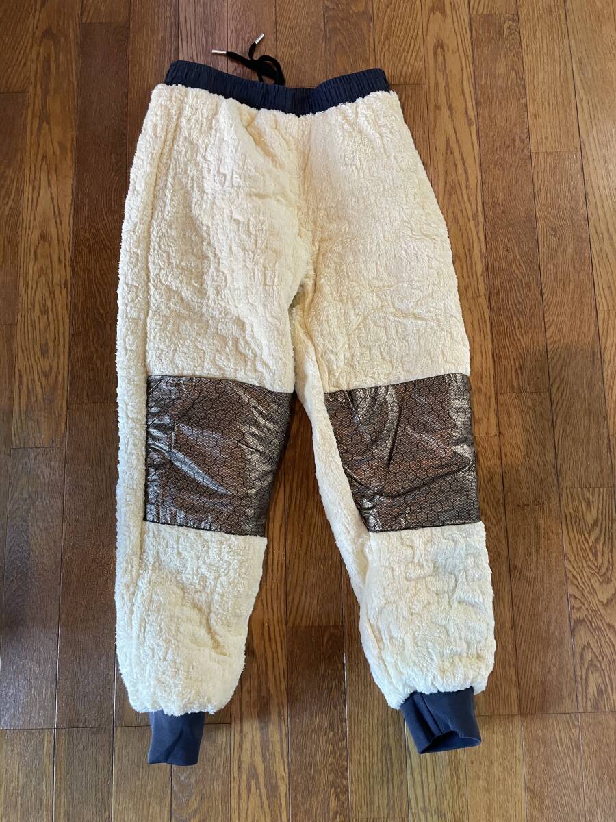 新品 超防寒ウールパンツ ウールボア膝部分赤外線熱反射 足首リブ絞り Lサイズ拍卖