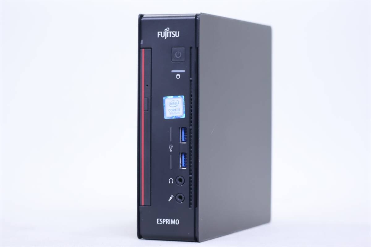 即配 省スペース コンパクト筐体 富士通 ESPRIMO Q558/B i5-9500T 8G SSD256G DVD Windows11 2019年モデル B-A評価拍卖