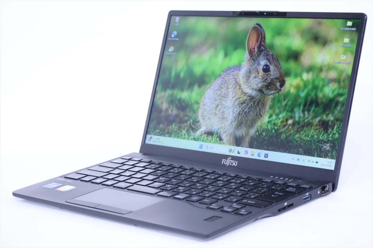 即配 2022年モデル 12世代Corei7 軽量約738g LIFEBOOK U9312/J i7-1265U 16G 512G 13.3FHD Wi-Fi6E Win11 バッテリー良好 BBA評価拍卖