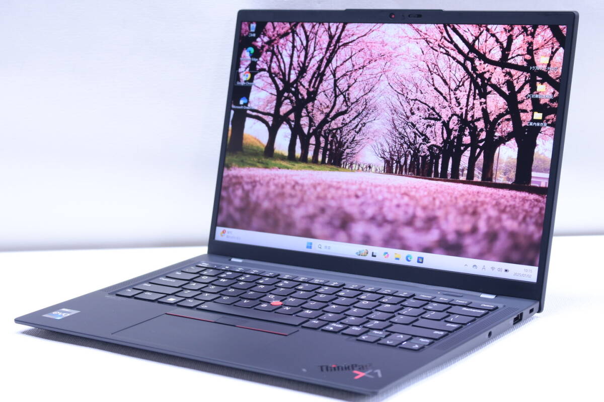 即配 2022/12製 12世代Corei7 ThinkPad X1 Carbon Gen10 i7-1255U 16G SSD256G 14型WUXGA Wi-Fi6E Win11 バッテリー良好 BAA評価拍卖