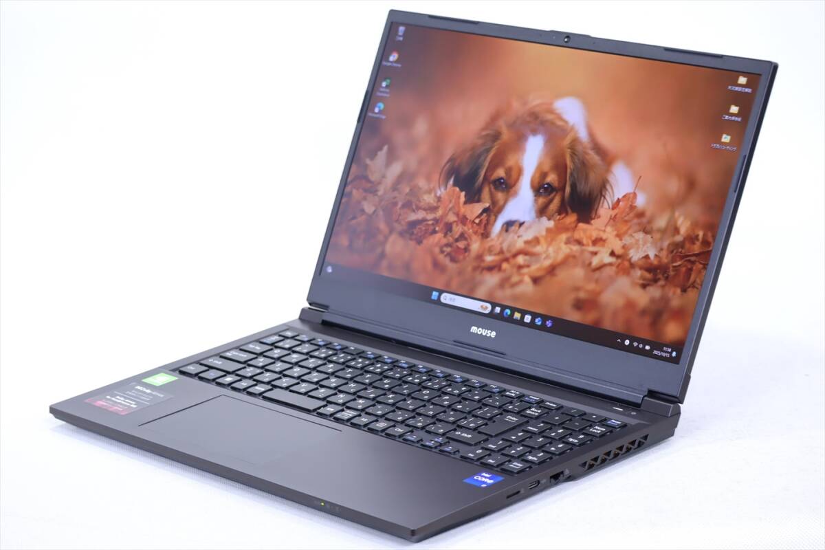 即配 GeForce搭載 12世代Corei7 16Gメモリ mouse K5-I7GM5BK-A i7-12650H 16G 512G 15.6FHD Win11 リカバリ バッテリー良 BAA評価拍卖