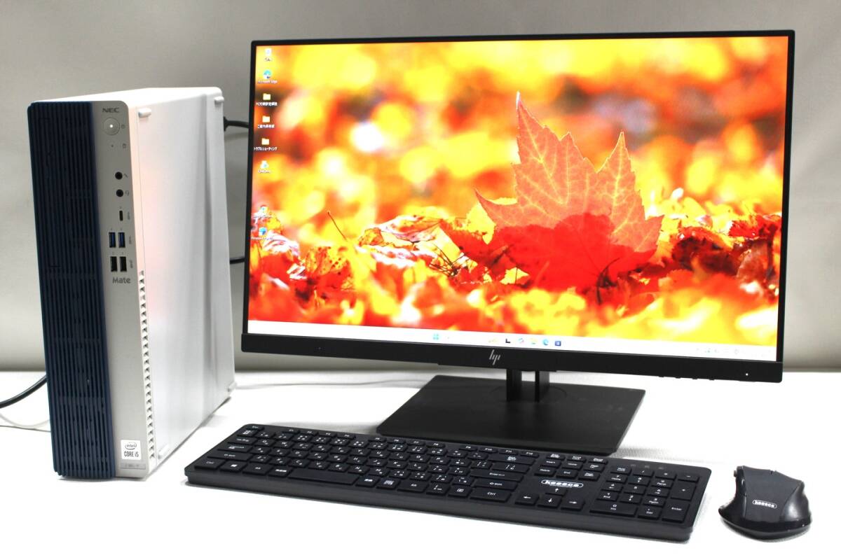 即配 2022年モデル 外装良好 10世代Corei5 LCDセット Mate Type-ML MUT29/L-Y i5-10400 16G SSD256G+HDD500G 23.0FHD Win11 AAA評価拍卖