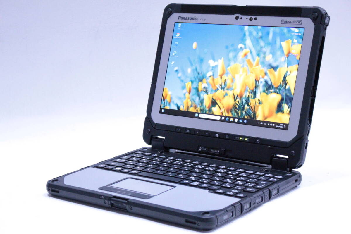 即配 累積860時間 良品 頑丈タブレットPC TOUGHBOOK CF-20E0385VJ i5-7Y57 4G SSD128G 10.1WUXGA 顔認証 Win11リカバリ AAA評価拍卖