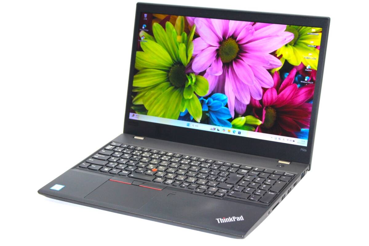 即配 グラボ搭載 Corei7 メモリ16G ThinkPad P52s i7-8650U 16G SSD256G 15.6FHD Win11 薄型 モバイルワークステーション BAA評価拍卖