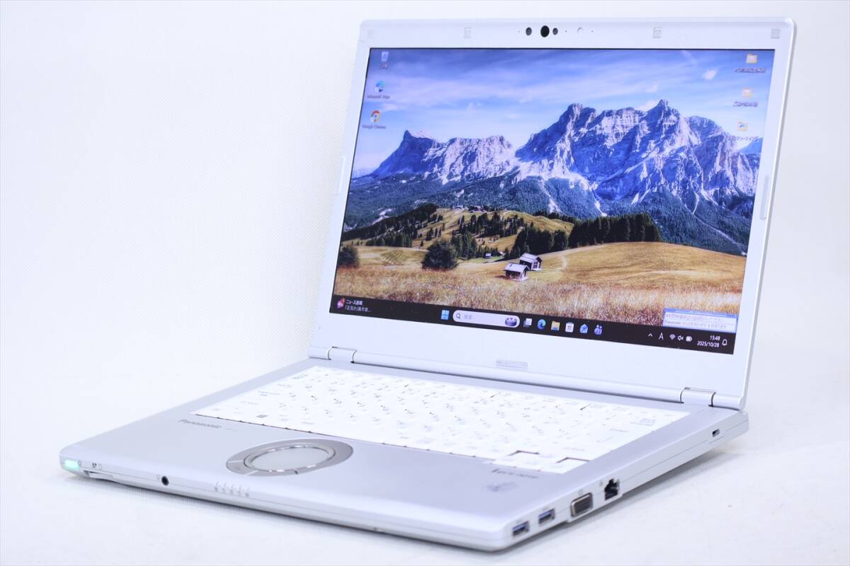 即配 パワフルモデル 10世代Corei7 Let's note CF-LV9T11VS LTE i7-10810U 16G SSD512G 14.0FHD Win11 リカバリ バッテリー良 BBA評価拍卖