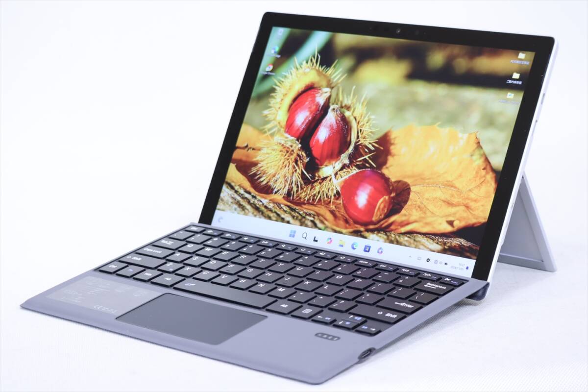 即配 バッテリー良 11世代Corei5 16Gメモリ Surface Pro 7+ LTE i5-1135G7 16G 256G 12.3タッチ Win11 リカバリ キーボード追加可 BBA評価拍卖