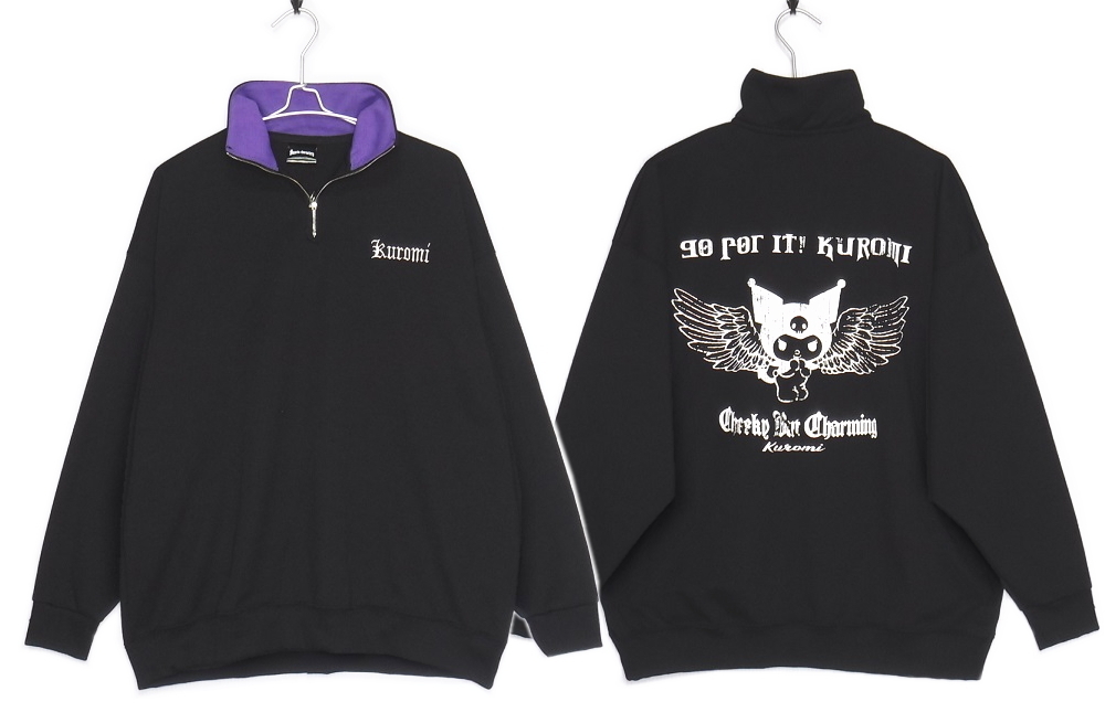 即決■★Kuromi クロミ★■ジップトレーナー:SIZE=M-L拍卖