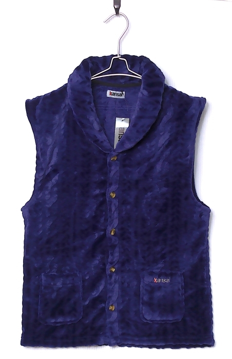 即決■★KANSAI★■暖かルームベスト:SIZE=L拍卖