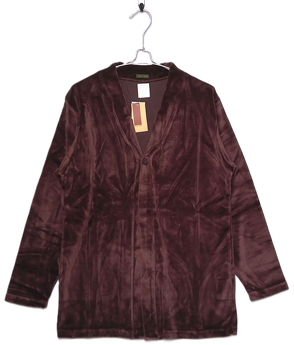 即決■★ROYAL HAREX★■ベロアワンボタンカーデ:SIZE=L拍卖