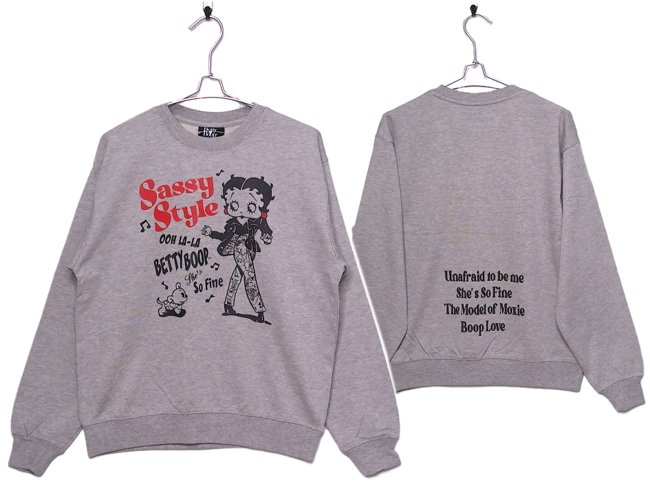 即決■★Betty Boop /ベティ・ブープ★■トレーナー:SIZE=L拍卖