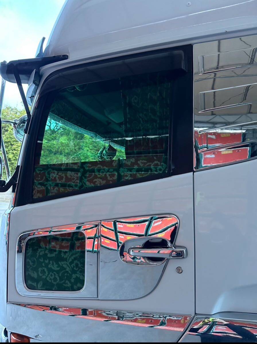 トラック用カット済みフィルム ジョージアグリーン53 運転席助手席 スーパーグレート プロフィア レンジャー クオン ギガ その他拍卖