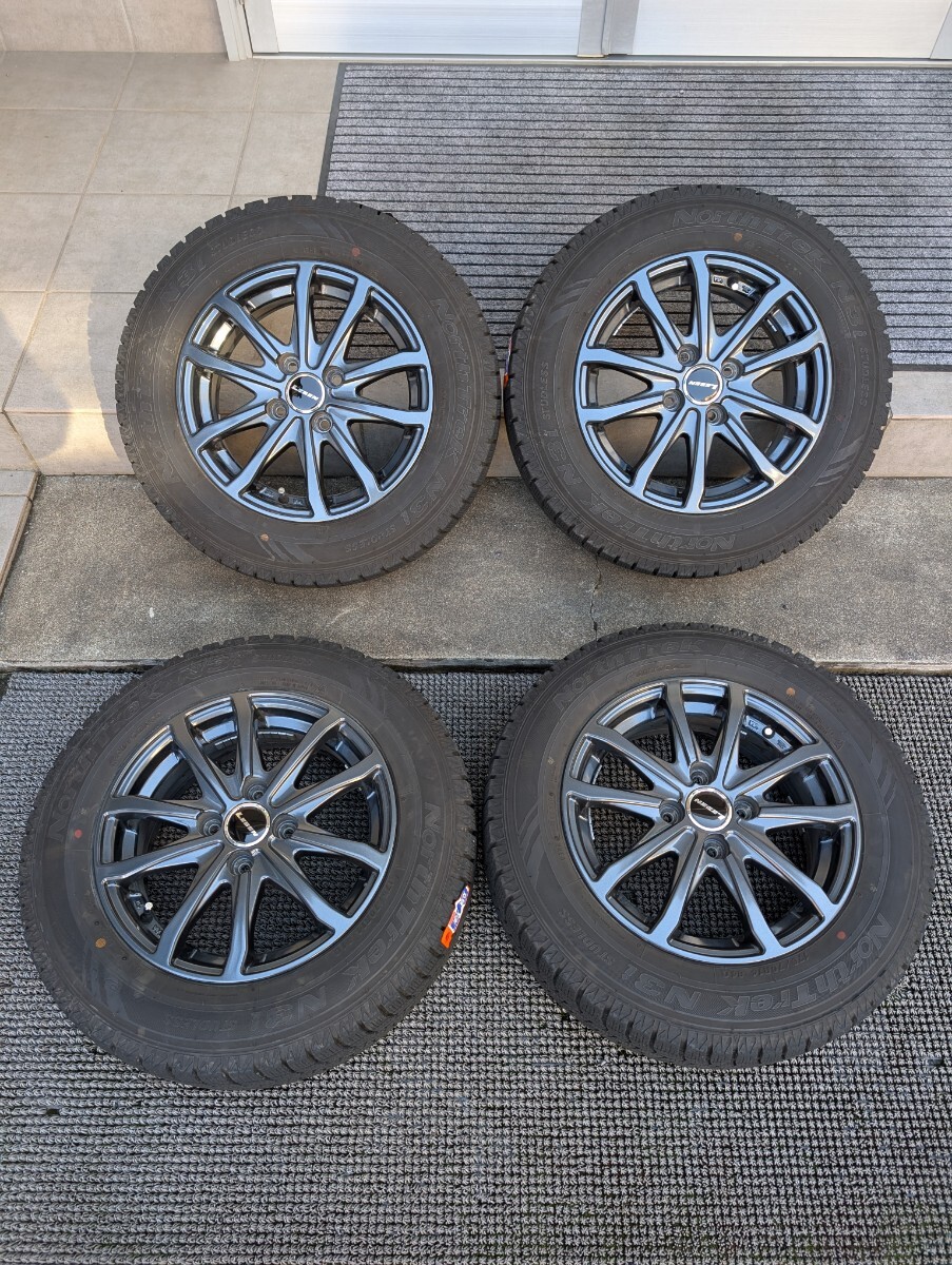アルミホイール スタッドレスタイヤセット 4本 美品 175/70R 14 拍卖