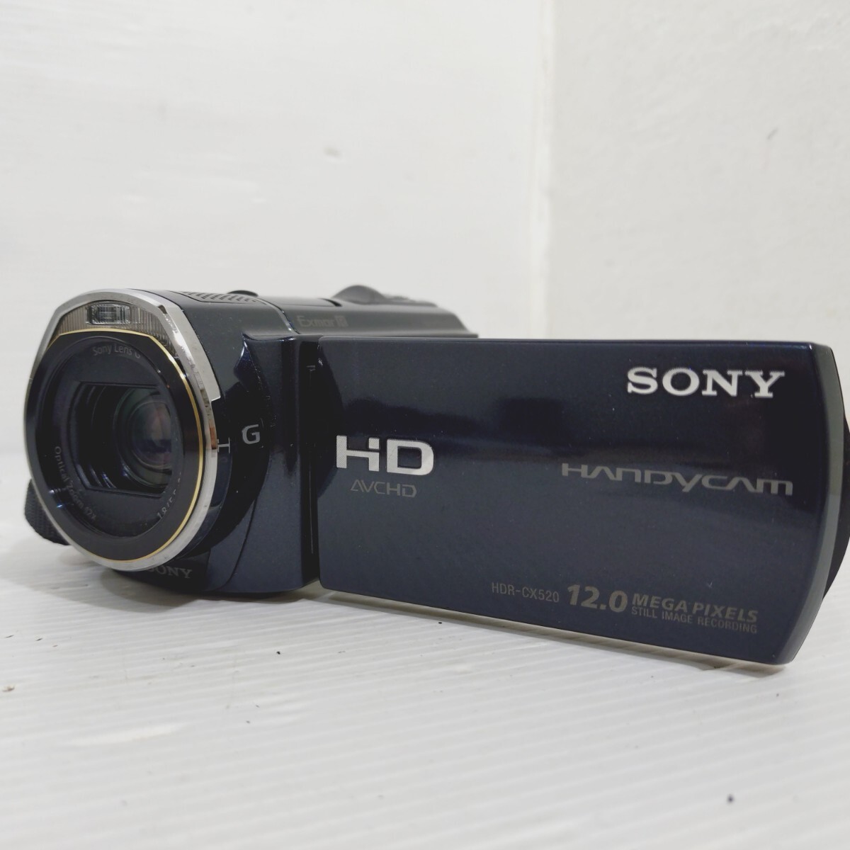 【動作確認OK】SONY Handycam HDR-CX520V 09年 特大バッテリー、充電器付き拍卖