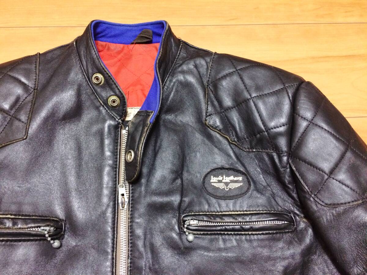 70's Lewis Leathers/ルイスレザー SUPER SPORTS MANライダースジャケット ヴィンテージ拍卖