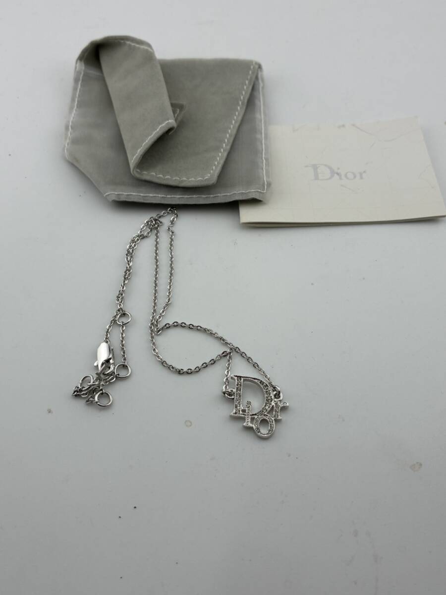 ★美品 クリスチャンディオール Dior ネックレス 保存袋付♪♪拍卖