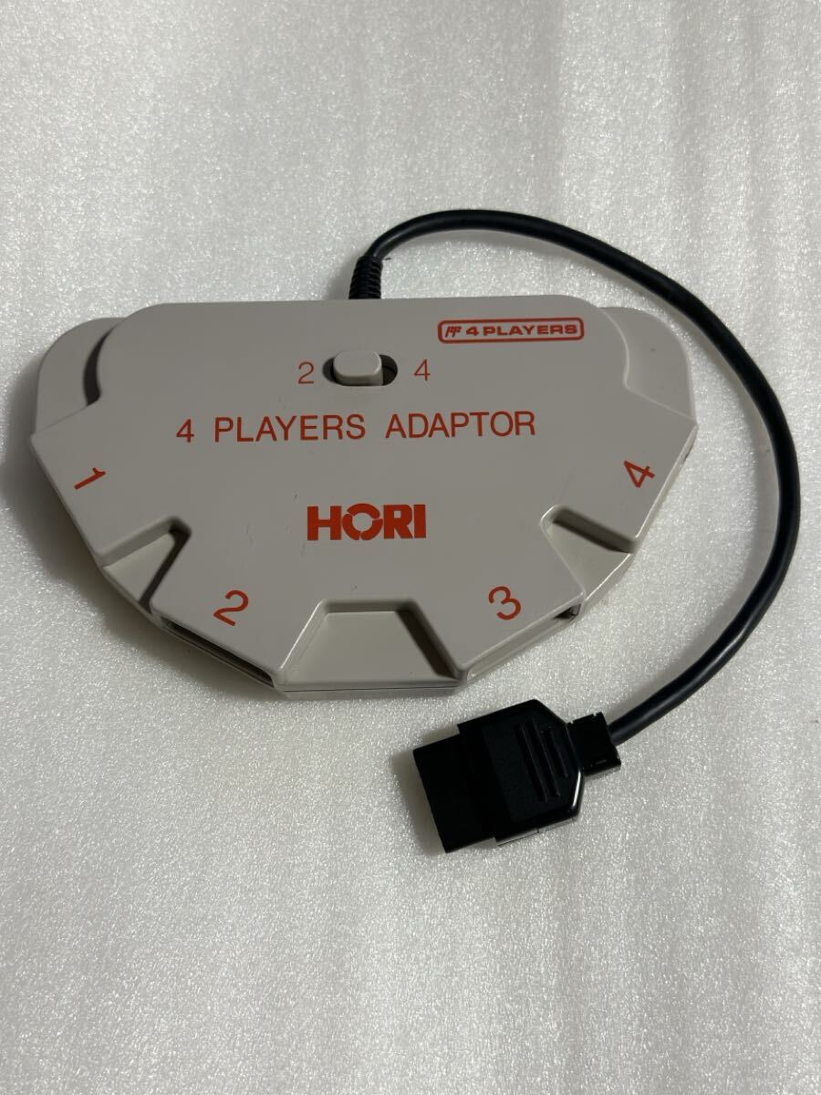 FC 4 PLAYERS ADAPTOR ファミコン用4人対戦用マルチタップ 4プレイヤーズ アダプター HORI ホリ拍卖