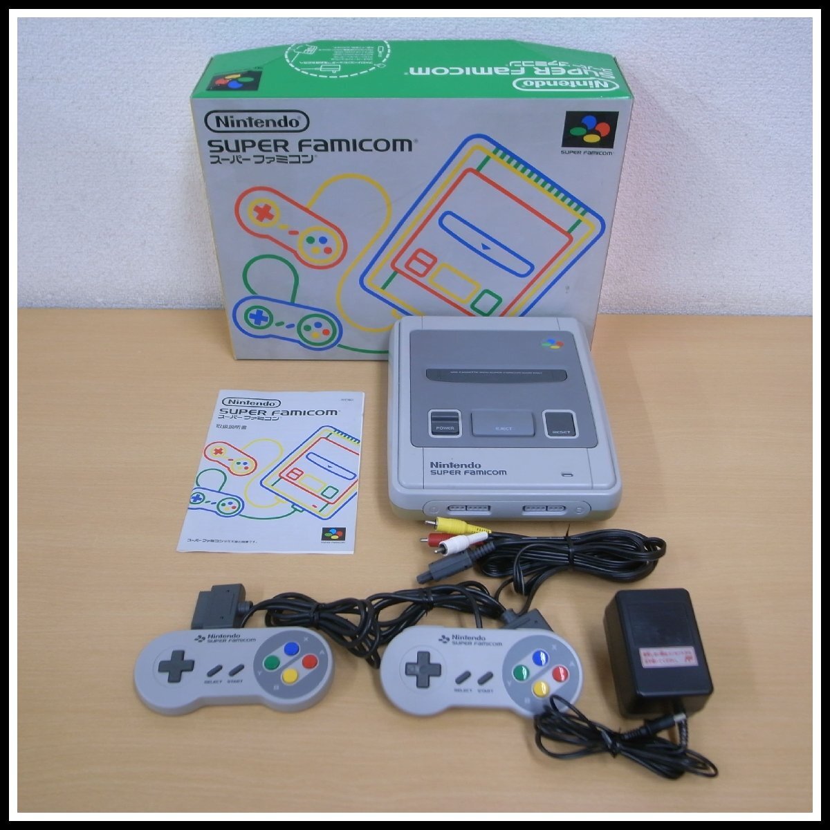 1円~ Nintendo 任天堂 ニンテンドー スーパーファミコン SFC SHVC-001 通電確認済み拍卖