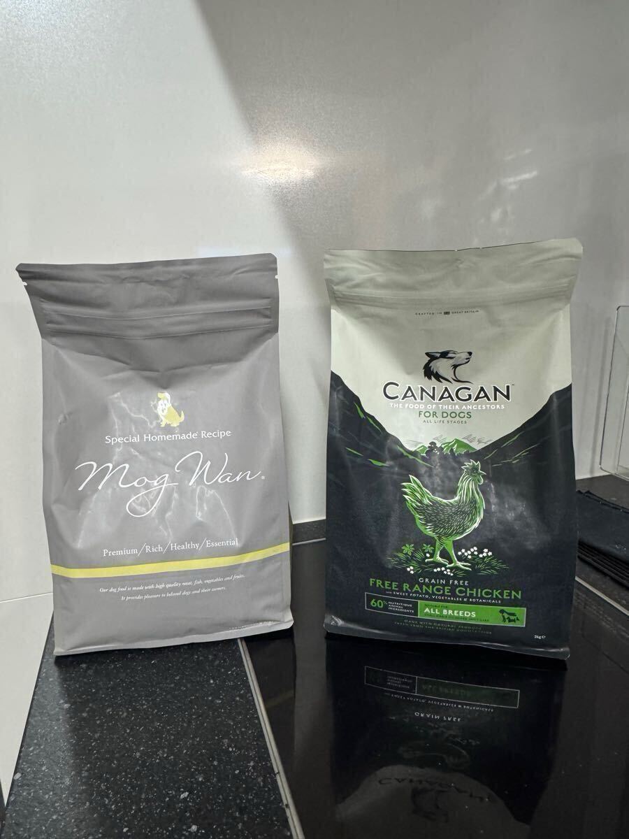 ②格安 送料無料 お試しセット モグワン カナガン ドッグフードセット 200gずつ400g拍卖