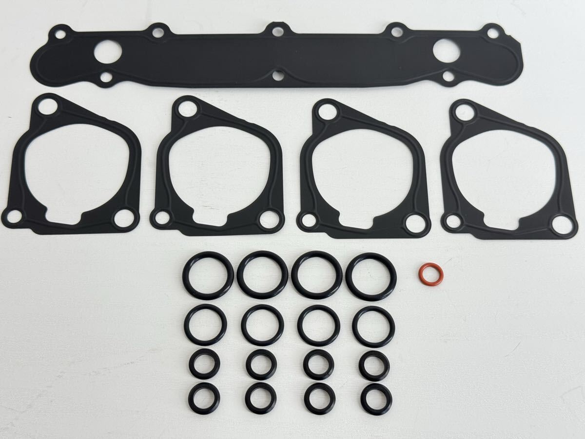 【トヨタ純正】 AE111 4連スロットル オーバーホール キット (スロットルボディガスケット、インジェクターOリング、レギュレータOリング)拍卖