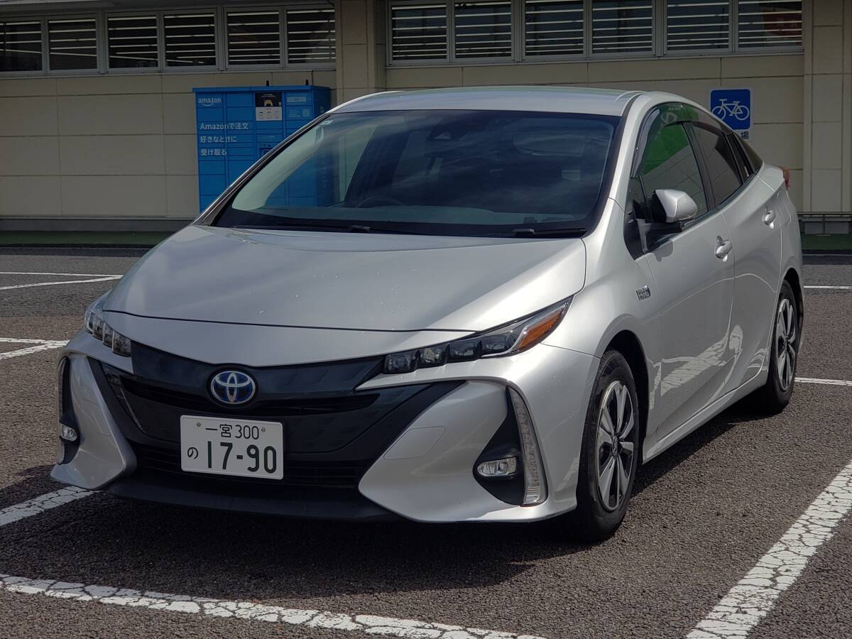 トヨタ プリウス PHV A 車検8年9月 11.6大型ナビ/ドラレコ拍卖