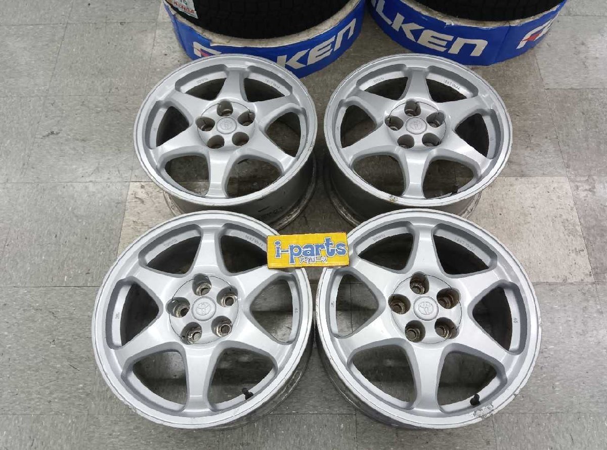 越谷 セリカ ST205 純正 16インチ アルミ 4本セット 7.5J 5H 100 OFF45 越谷拍卖