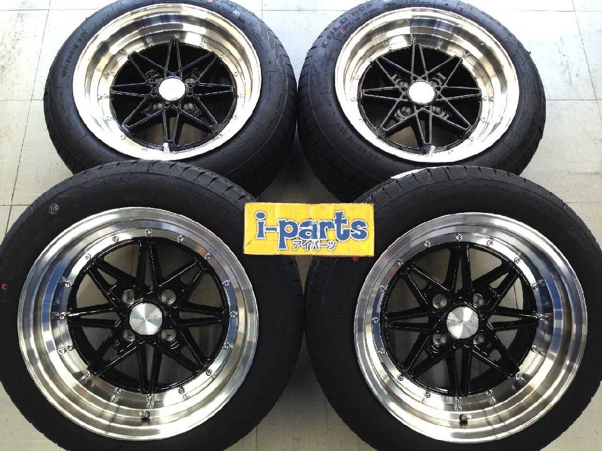 ELEMENT L372/新品15インチ4本セット 185/55 8J 4穴 100 OFF25 アウトレット品 太田拍卖