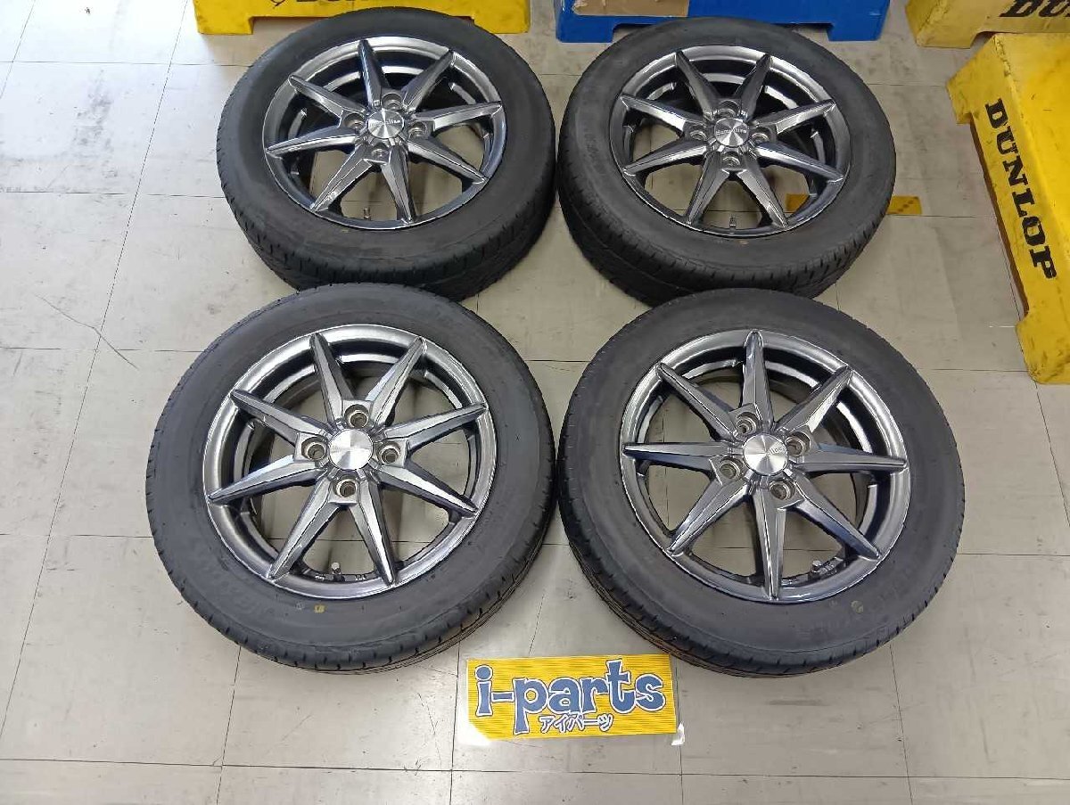 越谷 Humanline BS 14インチ 4本セット 165/60R14 2021年製 エブリィワゴン ソリオ 越谷拍卖