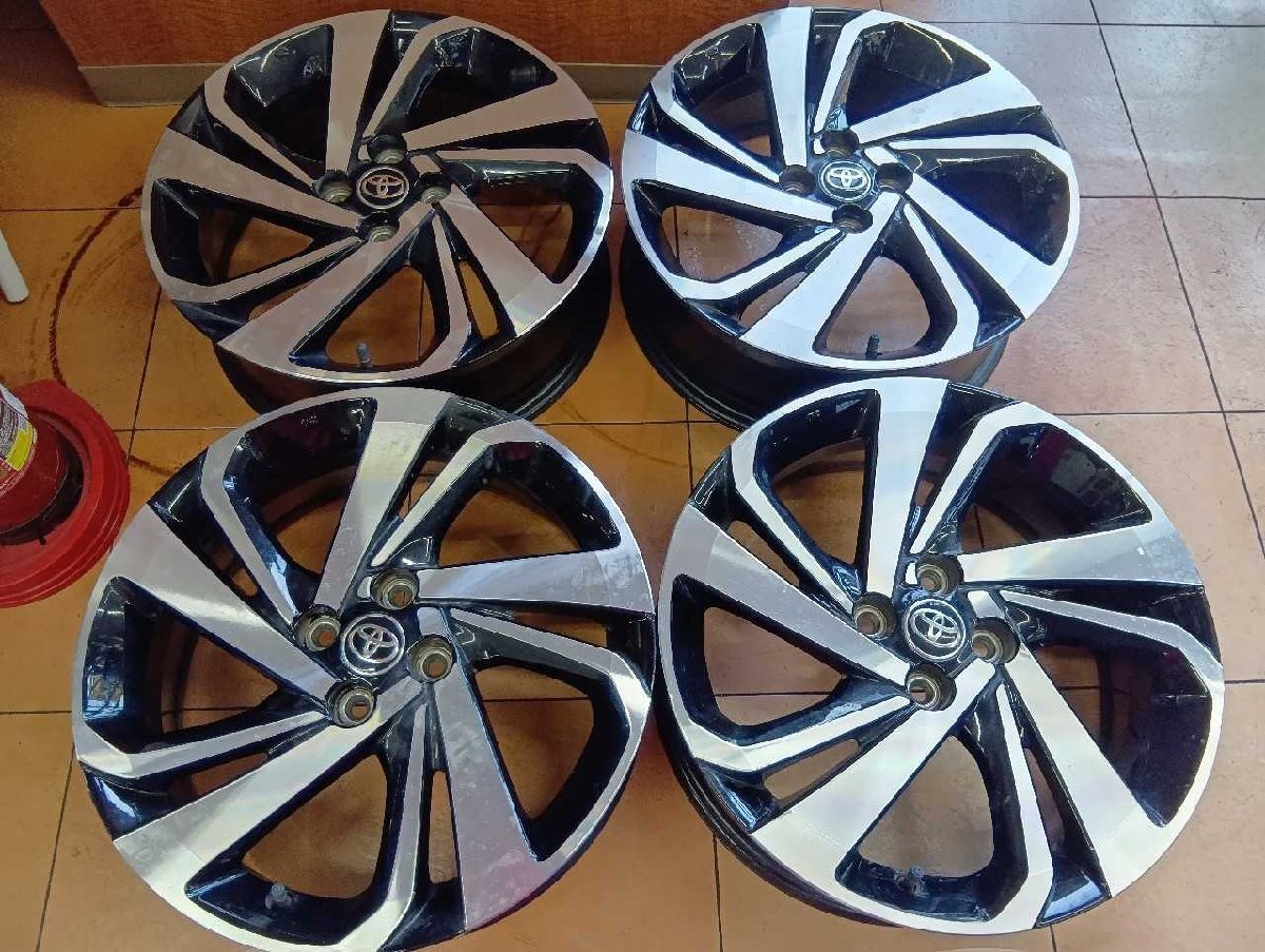 ライズ純正/17インチホイール4本セット トヨタ TOYOTA 6J 5穴 PCD100 ロッキー 太田拍卖