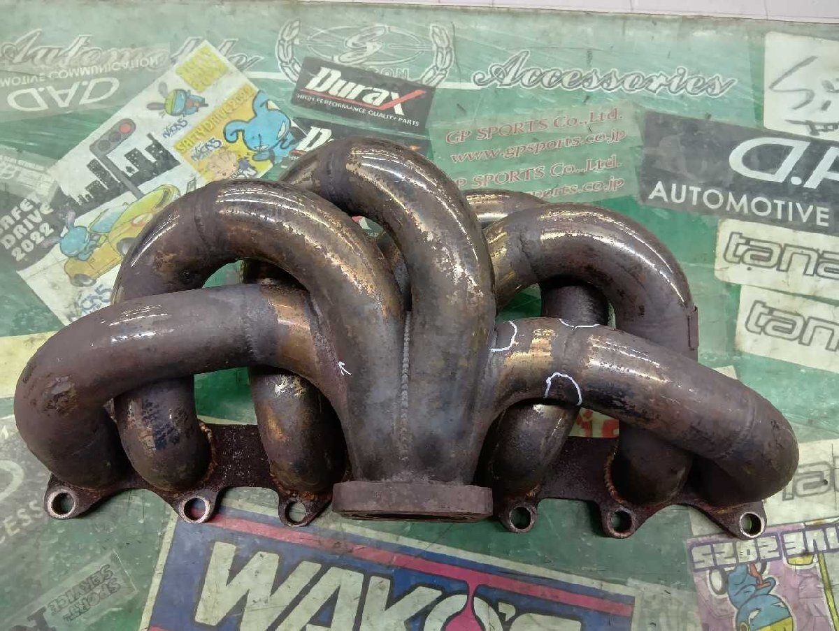 割有 1JZ-GTE エキマニ HPI製 エキゾーストマニホールド ステンレス チェイサー クレスタ マーク2 野田拍卖