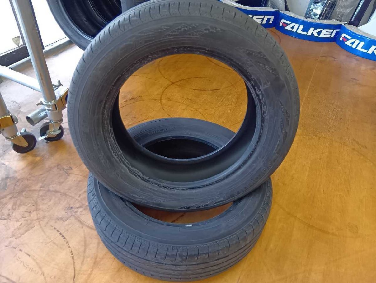 中古タイヤ(195/60R16)7mm2本 YOKOHAMA BluEarth-RV RV03 2023年製 太田拍卖