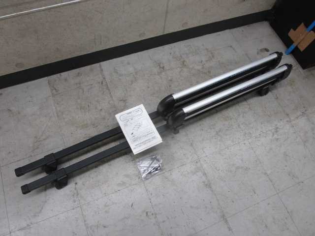 中古 ダイレクトルーフ車用 ベースキャリア セット ベースフット システムギア キャリアバー EF-DRX TERZO 野田拍卖