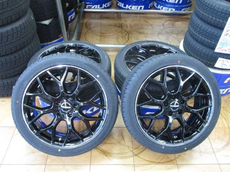 未走行!レッジェーロ/インポート19インチ4本組 5穴 114.3 タイヤ付き アルファード ヴェルファイア 太田拍卖