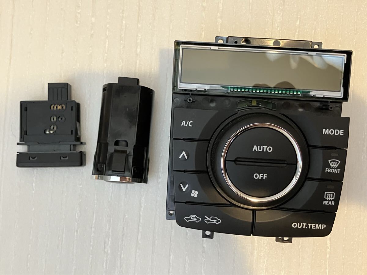 スペーシアカスタム(MK32S)エアコンパネル、ハザードスイッチ、エンジンスタートボタン(全て純正品)拍卖